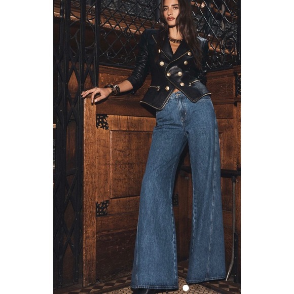 L'AGENCE Denim - L'AGENCE Beau High‎ Rise Wide Leg Jeans Size 26